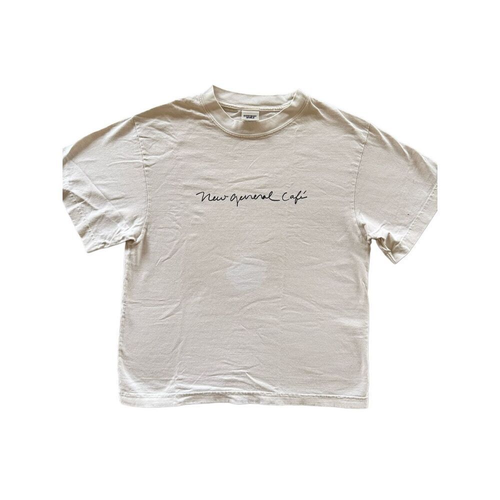 Everybody World 100% cotton Women’s XS cream General Cafe Orlando Florida cream
